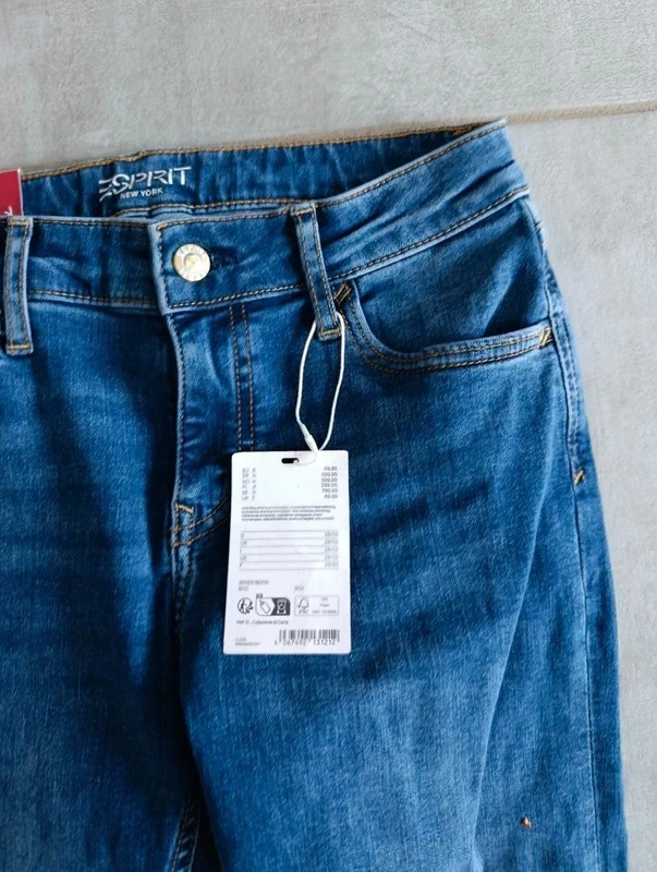 Jean Esprit New York Slim Fit Mid Rise W28/L32 Blauw Denim Stretch Nieuw met label – photo 12